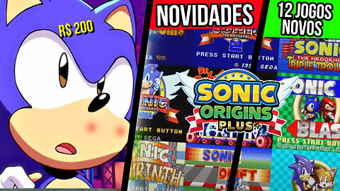 Sonic Origins Plus - TODOS os 12 NOVOS jogos do GAME GEAR | Rk Play