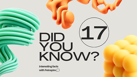 Did you know? Interesting facts with Feinspire🗯️