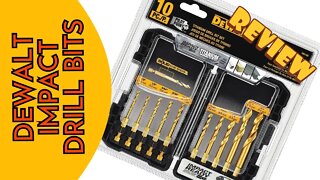 DEWALT IMPACT DRILL BIT SET - AN INDISPENSABLE TOOL (REVIEW - DD5160)