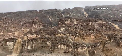 Death Valley officials say Hurricane Kay left heavy damage to park