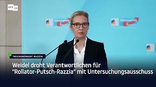 Weidel droht Verantwortlichen für "Rollator-Putsch-Razzia" mit Untersuchungsausschuss