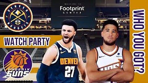 Denver Nuggets vs Phoenix Suns | Live Watch Party Stream | NBA 2023 SEASON