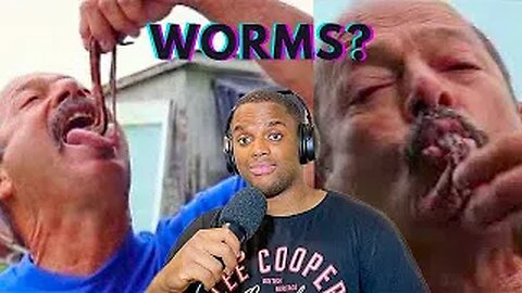 Man Loves Eating Worms