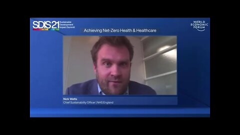NHS "Chief Sustainability Officer" telling WEF that 9/10 NHS staff care most about climate change