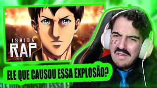 PASTOR REACT Berthold Song (Shingeki no Kyojin) | EXPLOSÃO NUCLEAR | Ishida