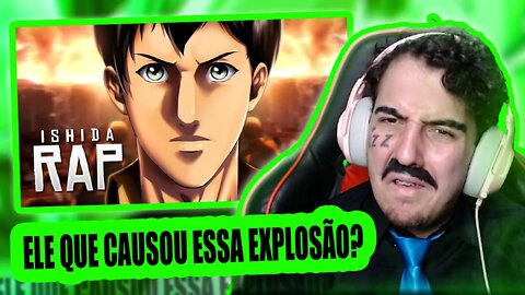 PASTOR REACT Berthold Song (Shingeki no Kyojin) | EXPLOSÃO NUCLEAR | Ishida