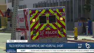 Falck response time improve, unit hours fall short