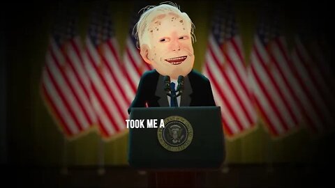 Joe Biden admits he is a puppet President. Who pulling the strings? Cartoon Meme Puppet Master