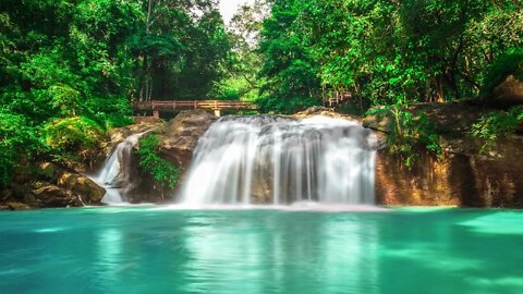 Relaxing Music – Soothing Waterfall