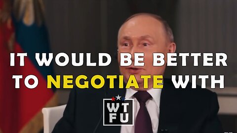 It Would Be Better to Negotiate With