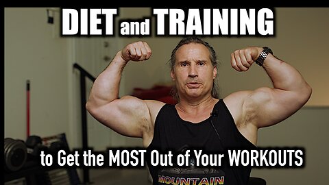 DIET AND TRAINING to BUILD THE MUSCLE.