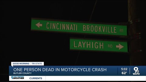 Butler County woman killed in motorcycle crash
