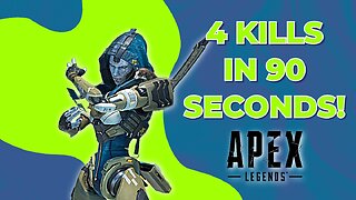 4 KILLS IN 90 SECONDS!! !! - Apex Legends Season 17: Arsenal #Gaming #ApexLegends