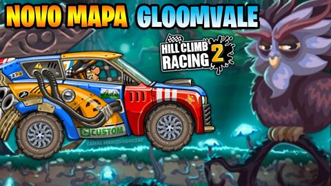 Mapa Gloomvale do Modo Aventura do Hill Climb Racing 2