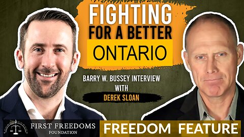 Fighting for a Better Ontario - Interview With Derek Sloan