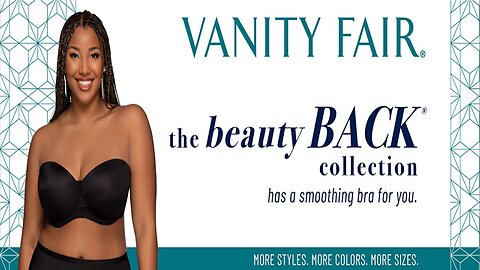 Vanity Fair Women’s Beauty Back Smoothing Strapless Bra
