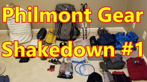 Philmont Gear List Shakedown #1 - 22.5lbs - Trying to balance weight & comfort