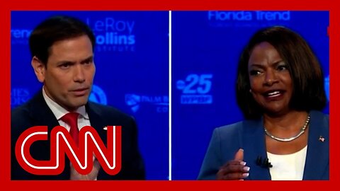 Moderator pushes Rubio to answer question on 2022 election results