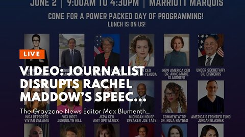 Video: Journalist Disrupts Rachel Maddow’s Speech, Presses On Russiagate Lies