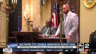 Baltimore City Council announces budget deal