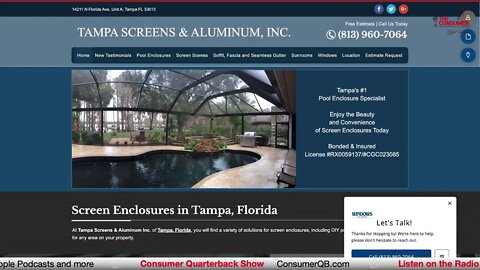 Gulfside Healthcare Services, Tampa Screens & Aluminum, AC Guy of Tampa Bay