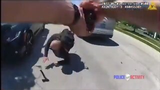 Man Charges Cop With An Axe, Gets Taken Down Immediately