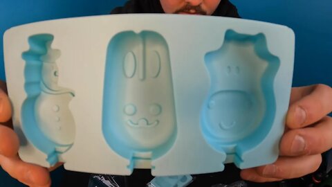 Unboxing: Nalchois Silicone Popsicles Molds, 3 Pack 3 Cavities Popsicle Maker Mold with Lid, BPA