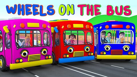 Wheels On the Bus Song 131 Seconds Several Versions & Nursery Rhymes Kids Song