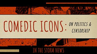 I.T.S.N. IS PROUD TO PRESENT: 'COMEDIC ICONS: ON POLITICS & CENSORSHIP OCTOBER 20TH