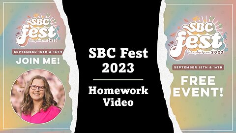 SBC Fest 2023 | Homework