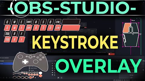 OBS Studio: Mouse/Key/Controller (Input-Overlays)
