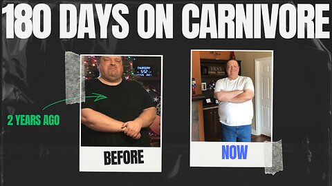 How has 180 days on carnivore benefited me?