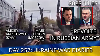 War Day 257: war diaries w/Advisor to Ukraine President, Intel Officer @Alexey Arestovych & #Feygin