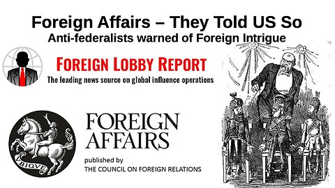 Episode 378: Foreign Affairs – They Told US So