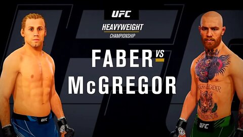 EA Sports UFC 4 Gameplay Conor McGregor vs Urijah Faber