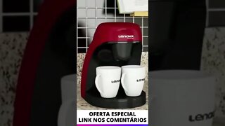 Cafeteira Elétrica Lenoxx PCA 031 Preta e Vermelha 2 Xícaras #shorts