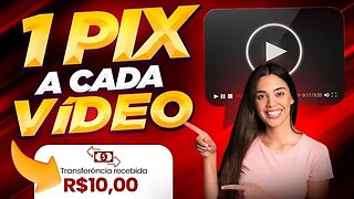 🚨GANHE 1 por cada VÍDEO📺 ASSISTIDO TODOS os DIAS Como ganhar dinheiro na internet🤑