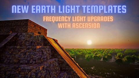 NEW EARTH LIGHT TEMPLATES ~ FREQUENCY LIGHT UPGRADES WITH ASCENSION ~ Central Sun Flash