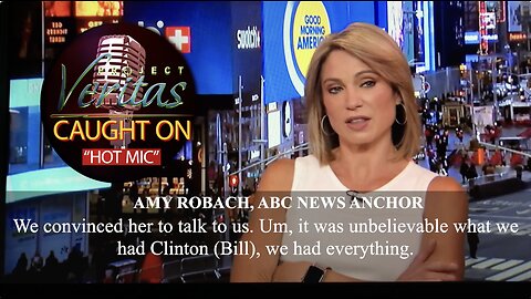 3 Years Ago, ABC's Amy Robach Was Caught On Hot Mic Exposing How Network Buried The Epstein Story