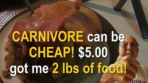 CHEAPEST CARNIVORE MEALS! I ate for a FULL DAY for $5.00! Make GROUND BEEF 2 WAYS.