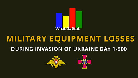 Russian invasion of Ukraine Day 1-500 | Military Losses Vehicles and Equipment