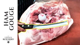 How to use a Ham Gouge like a Butcher