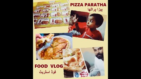 pizza paratha || پیزا پراٹھا || With Ketchup || The Next Level Food Street || Pizza Place