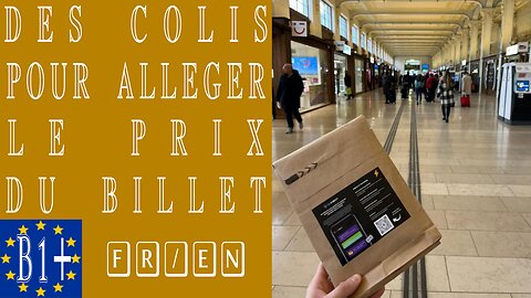 SNCF : POUR ALLÉGER LE PRIX DU BILLET DE TRAIN DES VOYAGEURS TRANSPORTENT DES COLIS