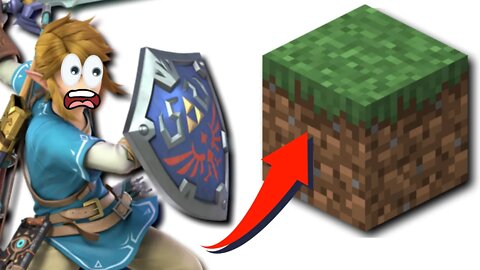 BotW but we can place MINECRAFT blocks.