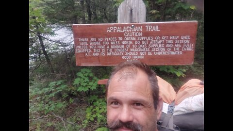 39. Appalachian trail 2022, mile 2080-2110. The Hundred Mile Wilderness part 1/3