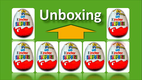 ASMR Unboxing Kinder Surprise Box, Eggs Unboxing with Animal Toys Inside!