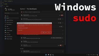sudo on Windows!