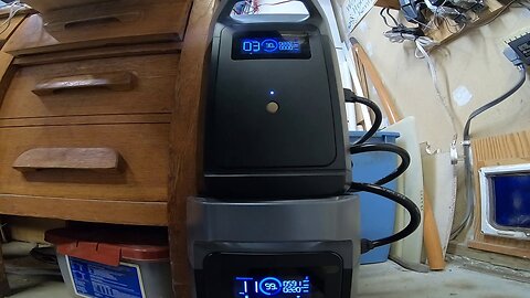 EcoFlow Delta II Powerstation/Extra Battery - Review and as a Hybrid Power Source for Fridge Part 4