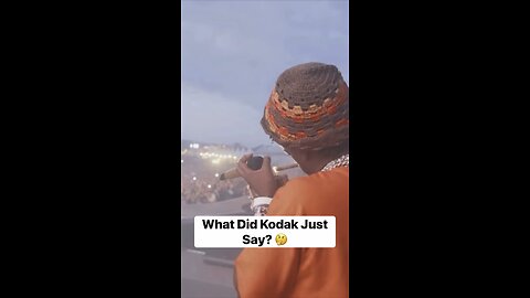 What Did Kodak Say In His New Song Dirt McGert? #kodakblack